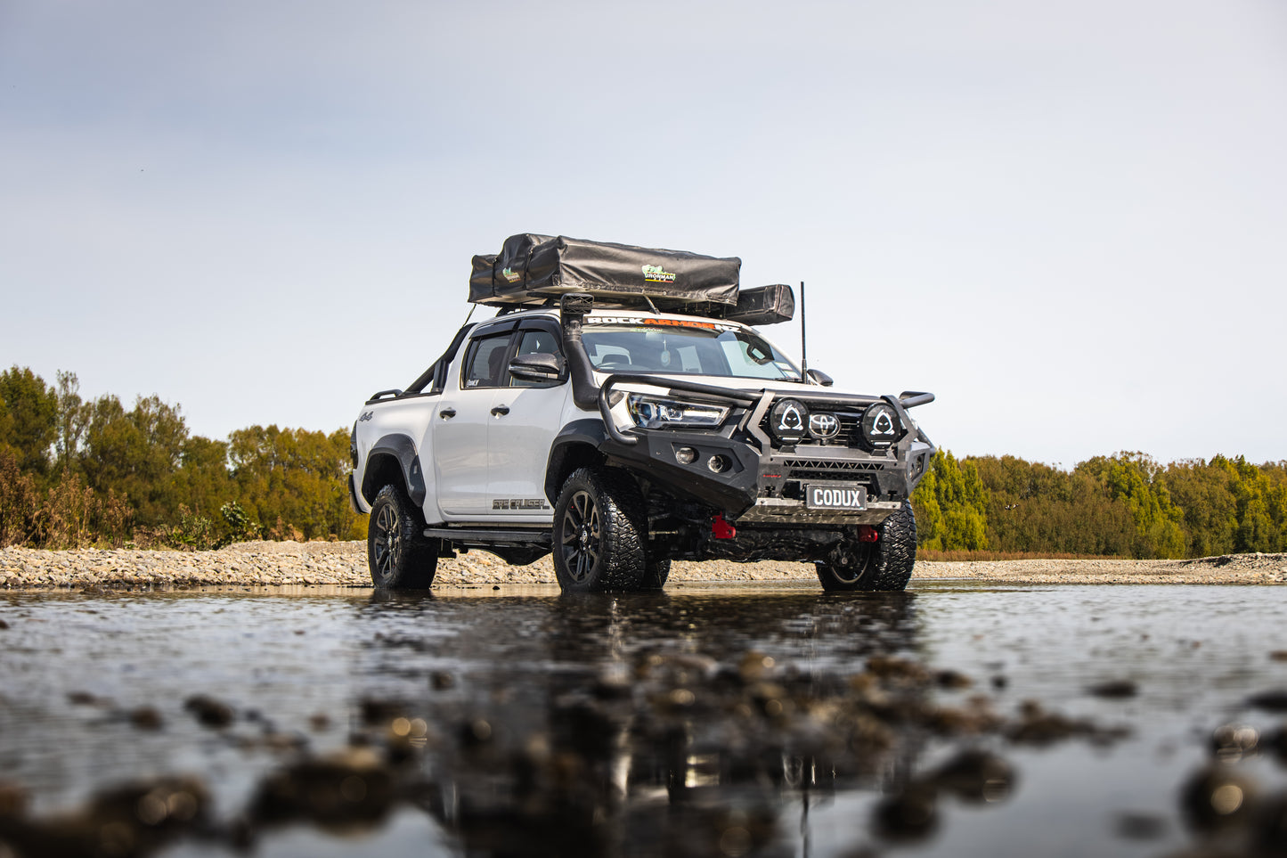 Rockarmor Gt Steel Hoop Bullbar To Suit Toyota Sr Hilux 2020-2024 (Full Bar Replacement)