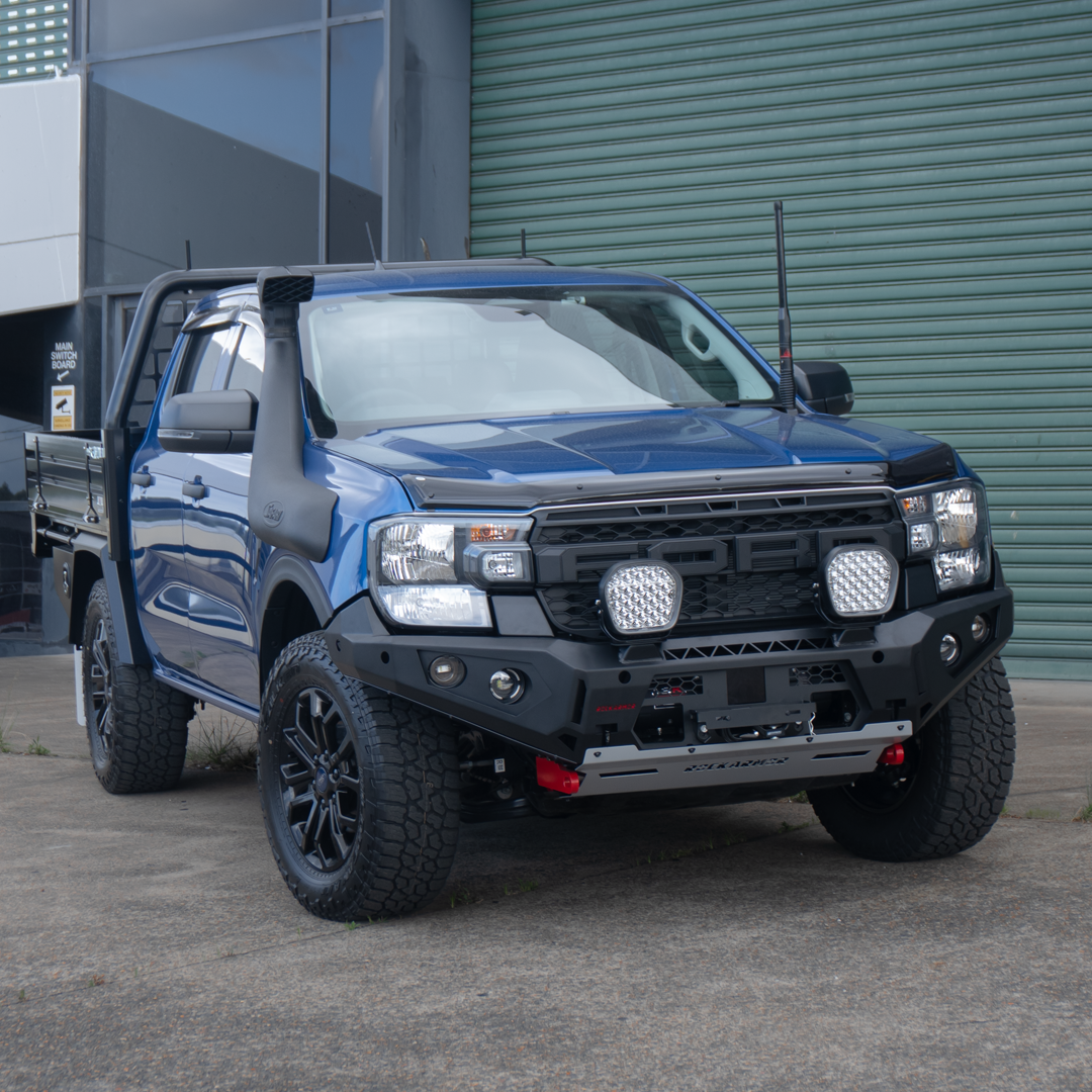 Rockarmor Rock Pack — Next Gen Ford Ranger | GT Hoopless Bullbar + Rock Sliders