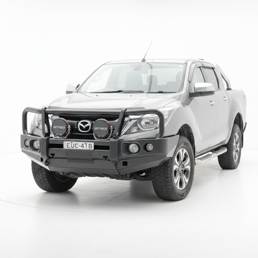 Rockarmor Elite Hoop Steel Bullbar - Mazda Bt-50 2011-2020 (Bumper Cut)