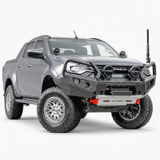 Rockarmor Rock Pack — Isuzu Dmax 2024+ FL | GT Hoop Bullbar + Rock Sliders