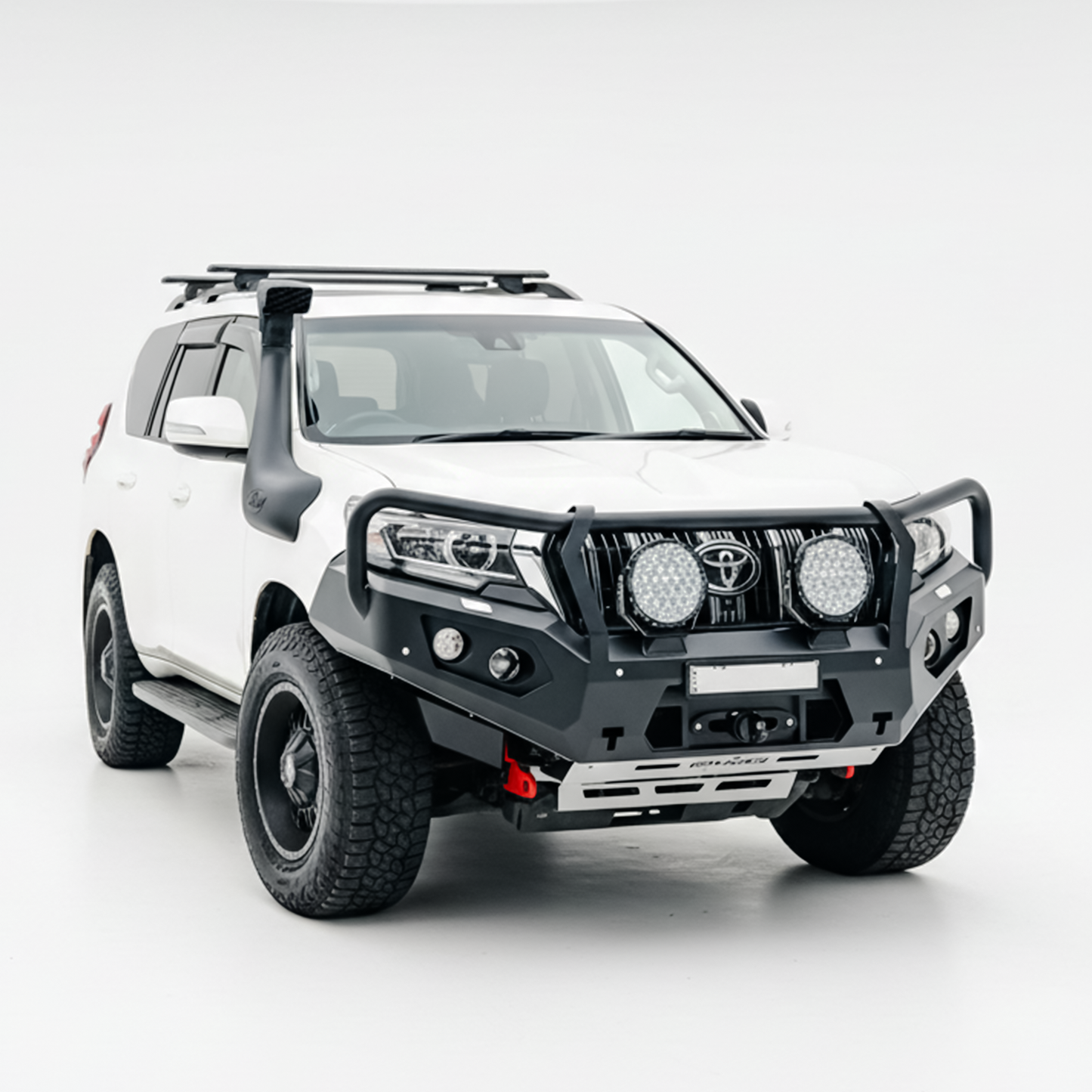 Rockarmor Gt Hoop Bullbar Combo Pack - Toyota Prado 150 2017+
