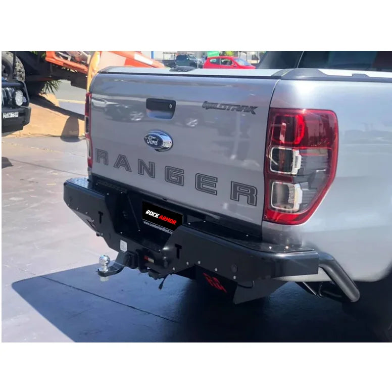 Rockamor Elite Steel Rear Step / Towbar To Suit Ford Ranger Wildtrack 2012-2020