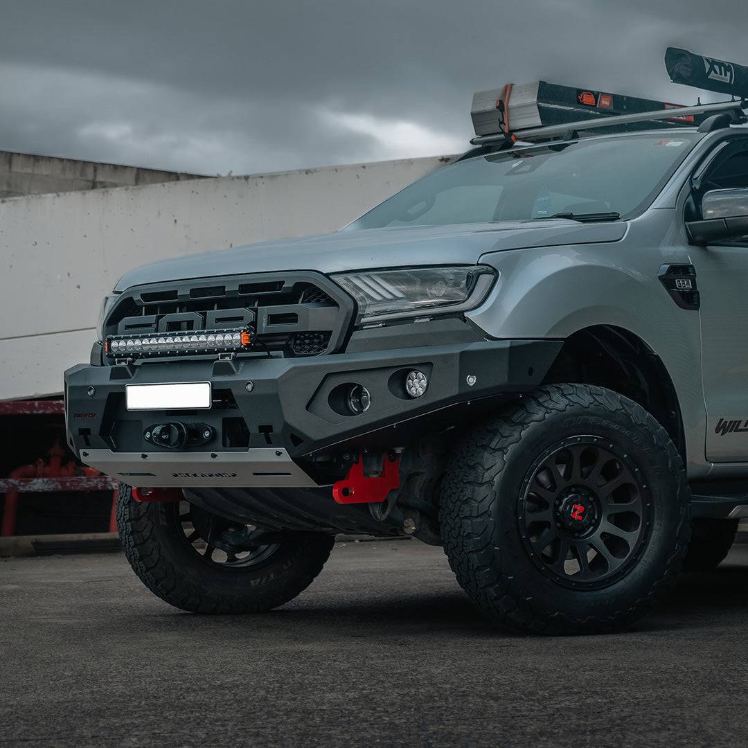 Rockarmor Gt Steel Hoopless Bullbar Combo Pack - Ford Ranger PX2 & 3