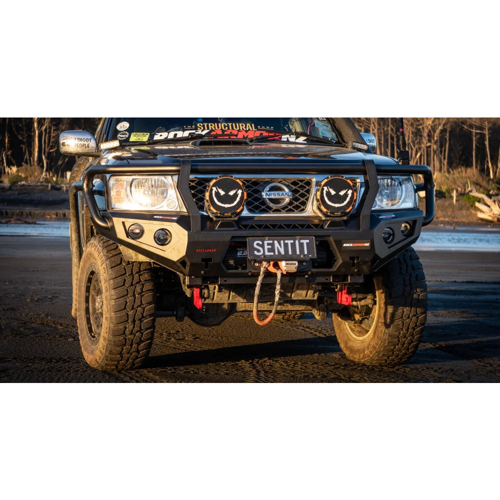 Rockarmor GT Hoop Nissan Patrol GU4 Bullbar Combo