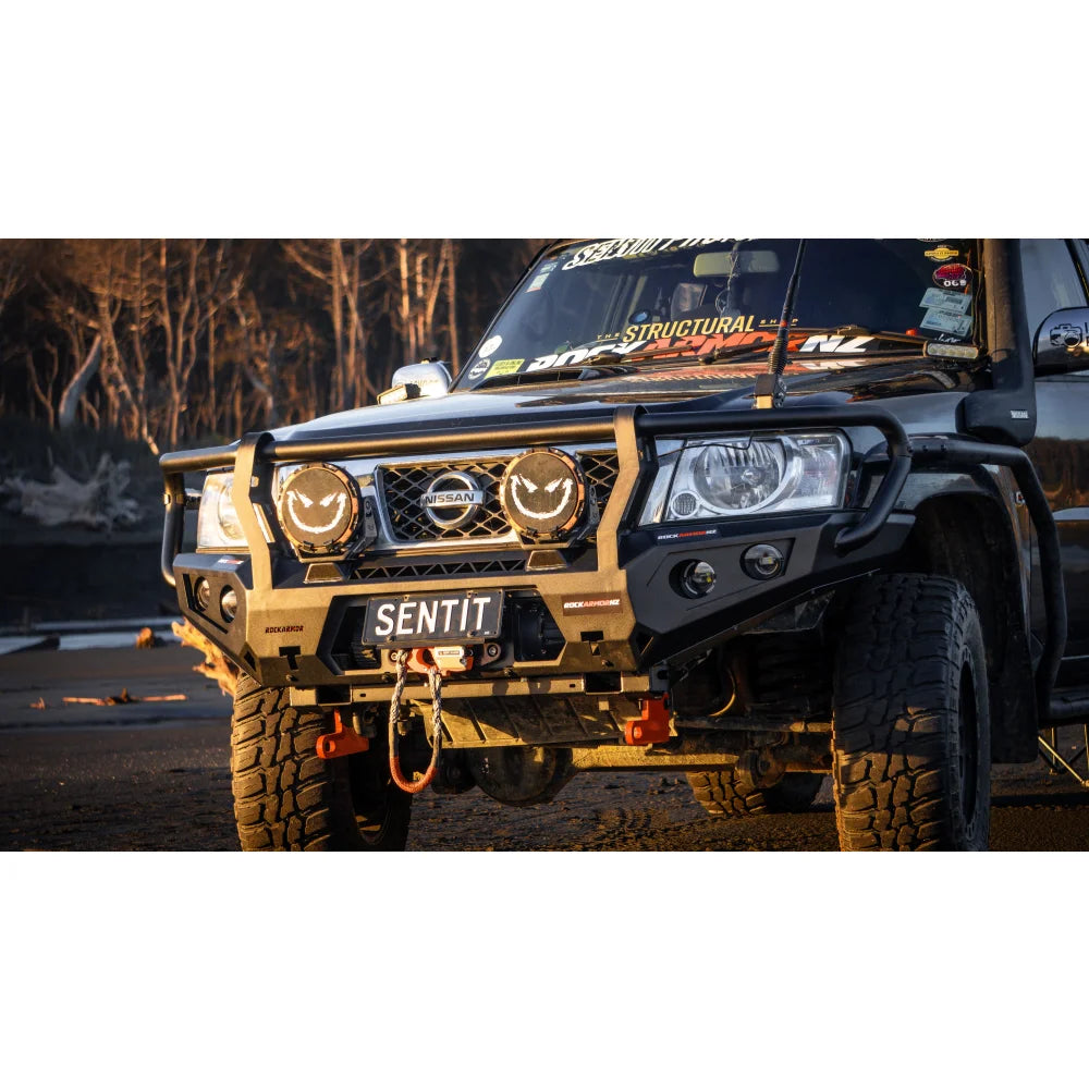 Rockarmor GT Hoop Nissan Patrol GU4 Bullbar Combo