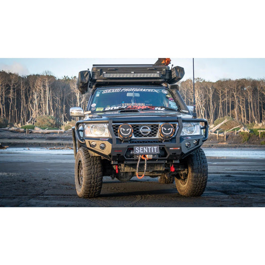 Rockarmor GT Hoop Nissan Patrol GU4 Bullbar Combo