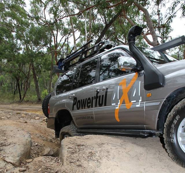 Rockarmor Steel Rockslider Side Steps - Toyota Landcruiser Fj100 Series Ifs 1998-2007
