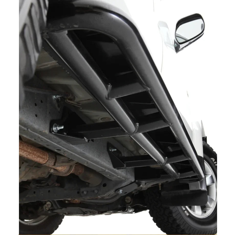 Rockarmor Steel Rockslider Side Steps To Suit Toyota Prado Fj120 Series 2003-2009 - Side Steps