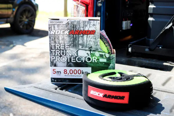 Rock Armor Tree Trunk Protector from Recovery Gear collection ensuring tree safety