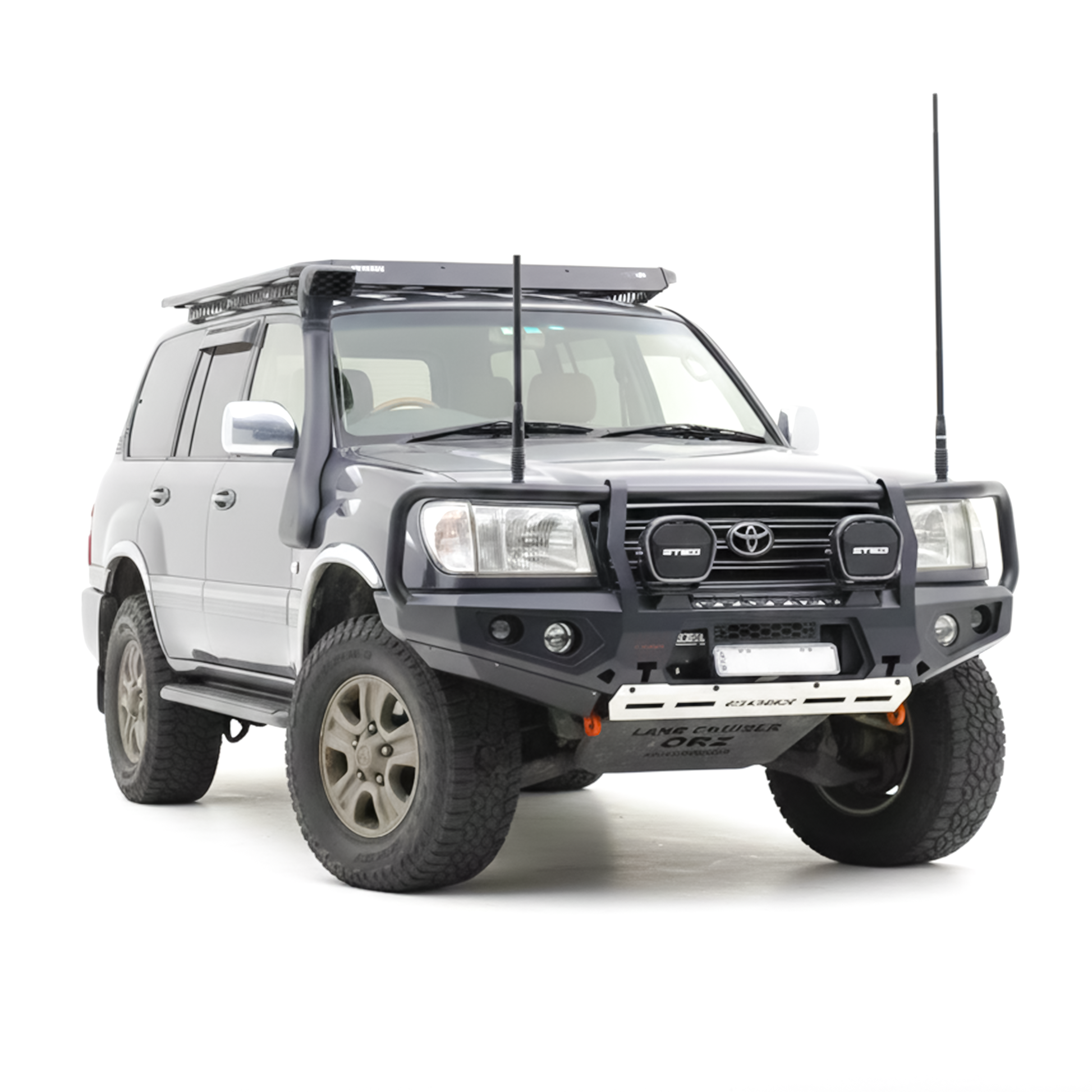 Rockarmor GT Hoop Steel Bullbar Combo - Landcruiser 100 Series 98-07