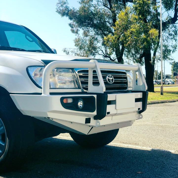Rockarmor Premium Steel Bullbar - Toyota Landcruiser Fj100 Ifs 1998-2007 (Full Bar Replacement) And Lexus