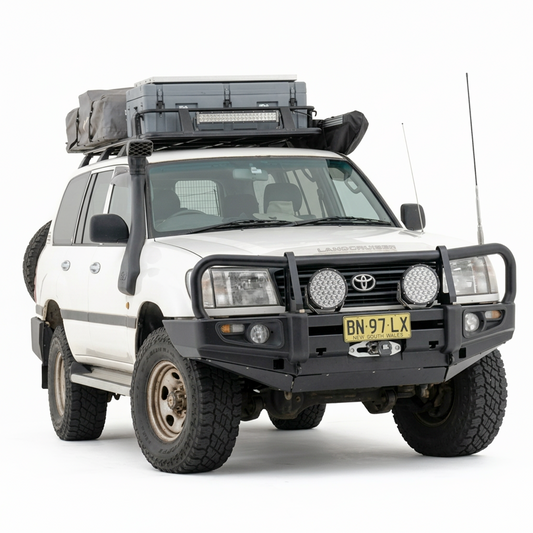 Rockarmor Premium Steel Bullbar - Toyota Landcruiser Fj105 1998-2002 (Live Axle)(Full Bar Replacement)