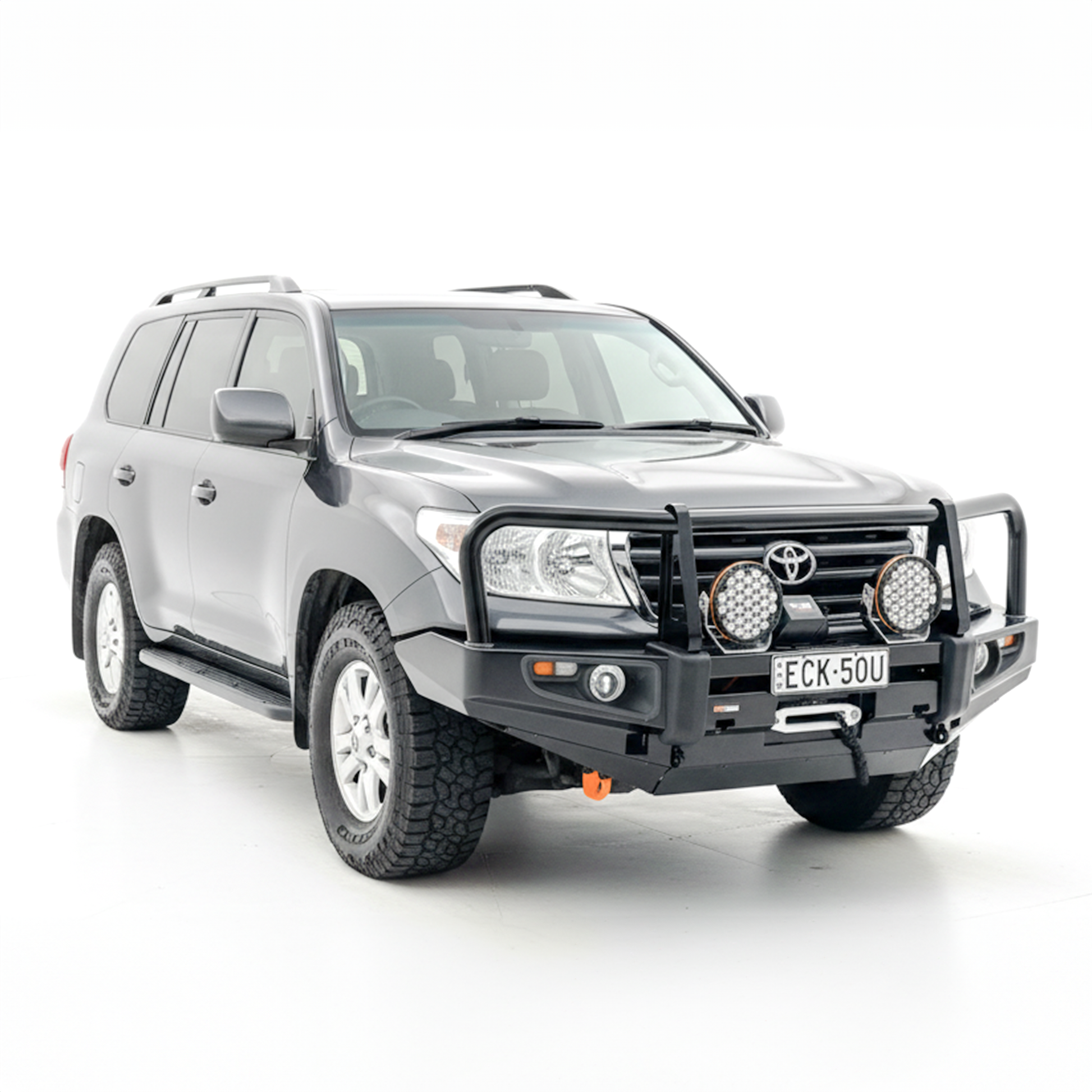 Rockarmor Premium Steel Bullbar - Toyota Landcruiser 200 Gx/Gxl (Vx & Sahara) 07-2015 (Bar Cut)