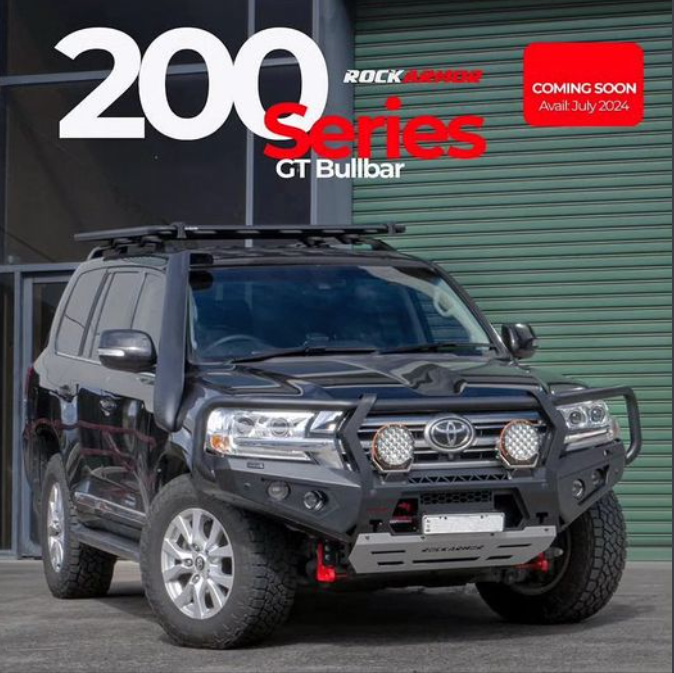 Rockarmor Gt Steel Hoop Steel Bullbar - Toyota 200 2015+