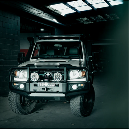 ROCKARMOR PREMIUM BULLBAR FRONTAL COMBO TO SUIT TOYOTA LANCDRUISER 76,78,79 2005+