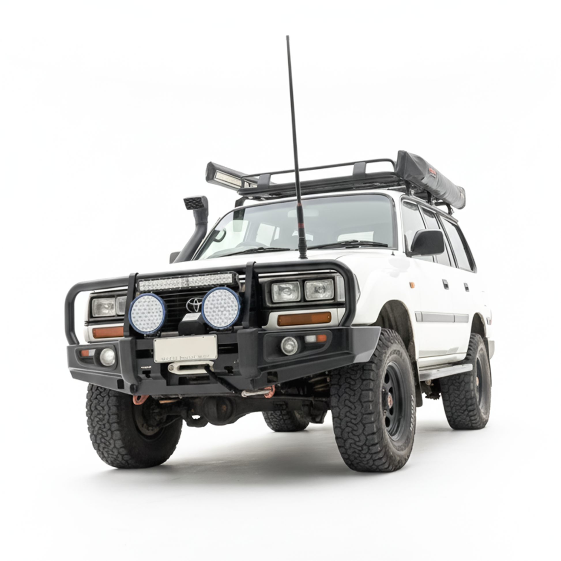 Rockarmor Premium Steel Bullbar - Toyota Landcruiser Fj80 1992-1997 (Full Bar Replacement)