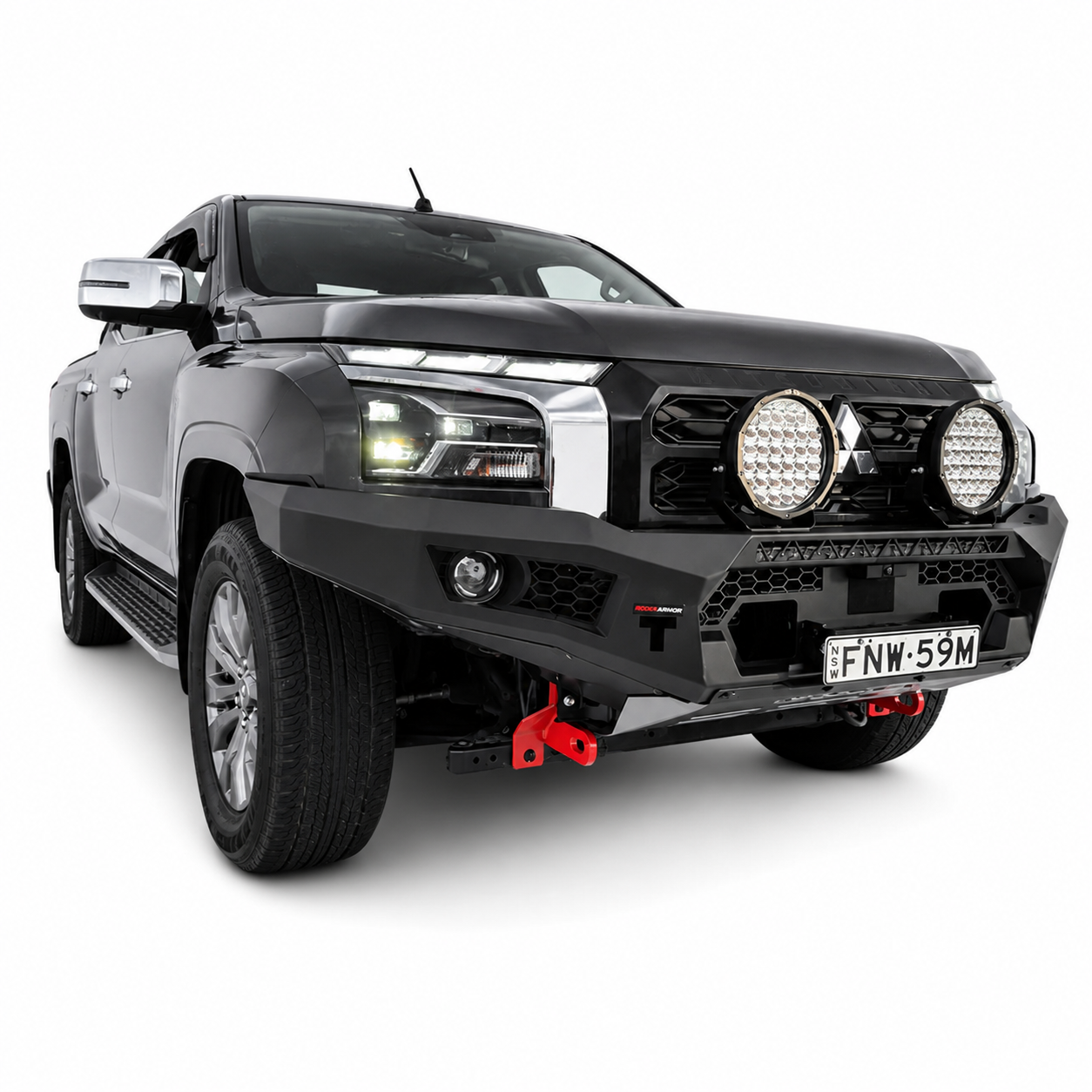 Rockarmor Gt Hoopless Bullbar Combo Pack - Mitsubishi Mv Triton 2024