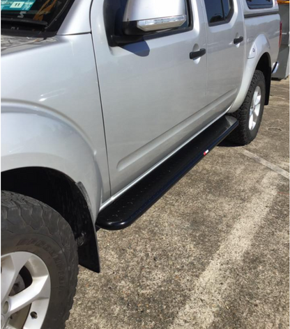 Rockarmor Steel Rockslider Side Steps To Suit Nissan Navara D40 2005-2015 Thai & Spanish