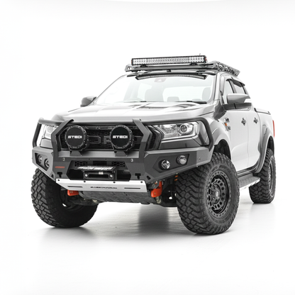 Rockarmor Gt Steel Hoop Bullbar Combo Pack - Ford Ranger  PX2 & 3