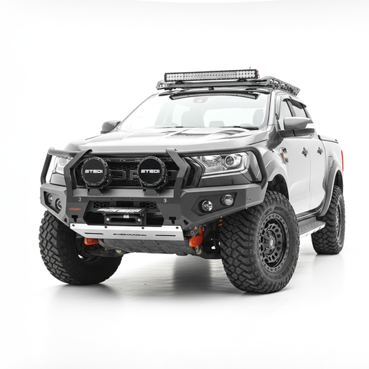 Rockarmor Gt Steel Hoop Bullbar Combo Pack - Ford Ranger  PX2 & 3
