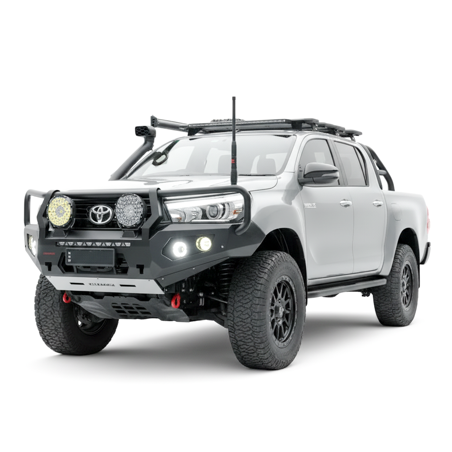 Rockarmor Gt Hoop Steel Bullbar - Toyota Hilux N80 Bullbar 2015 -2020 (Full Bar Replacement)