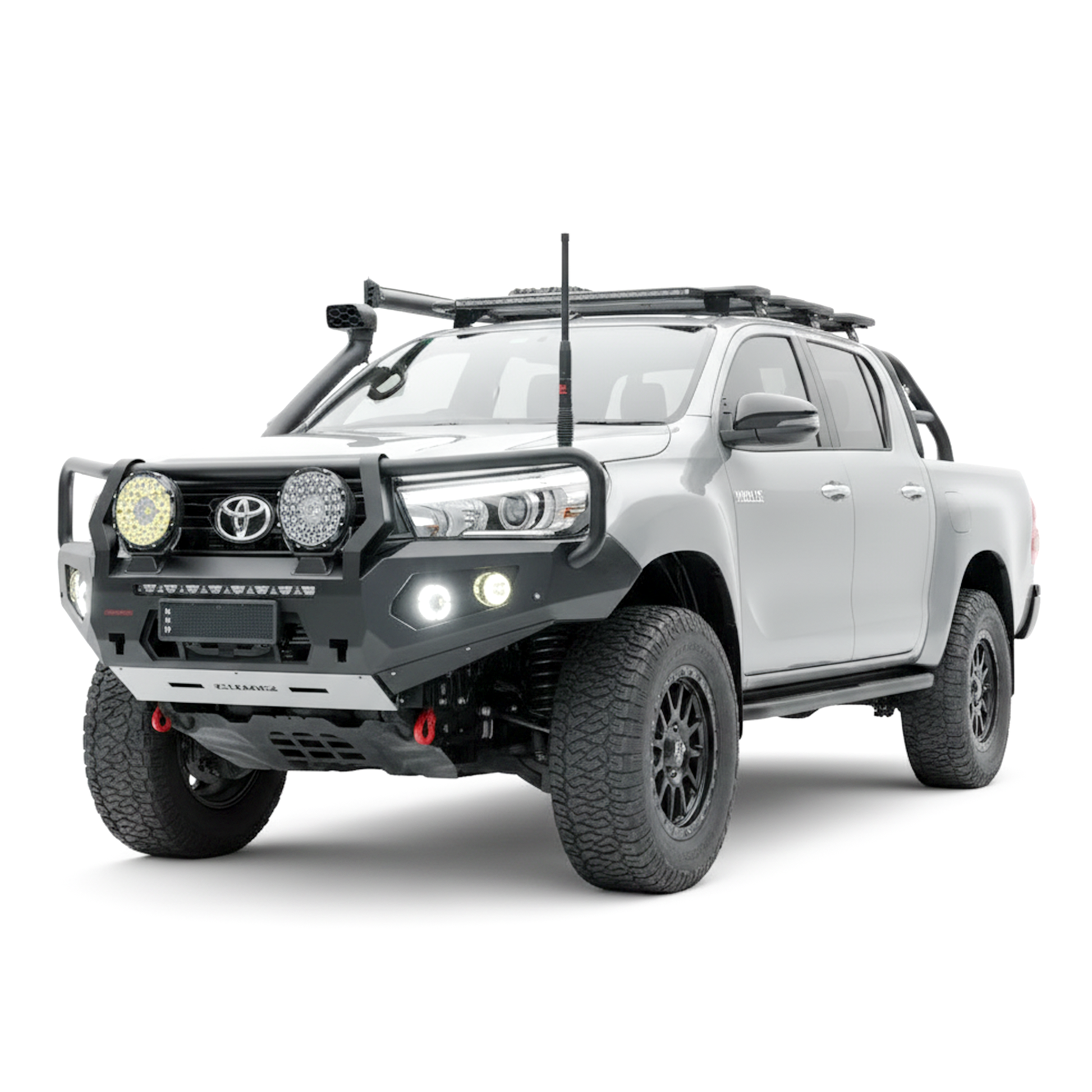 Rockarmor Gt Hoop Steel Bullbar - Toyota Hilux N80 Bullbar 2015 -2020 (Full Bar Replacement)