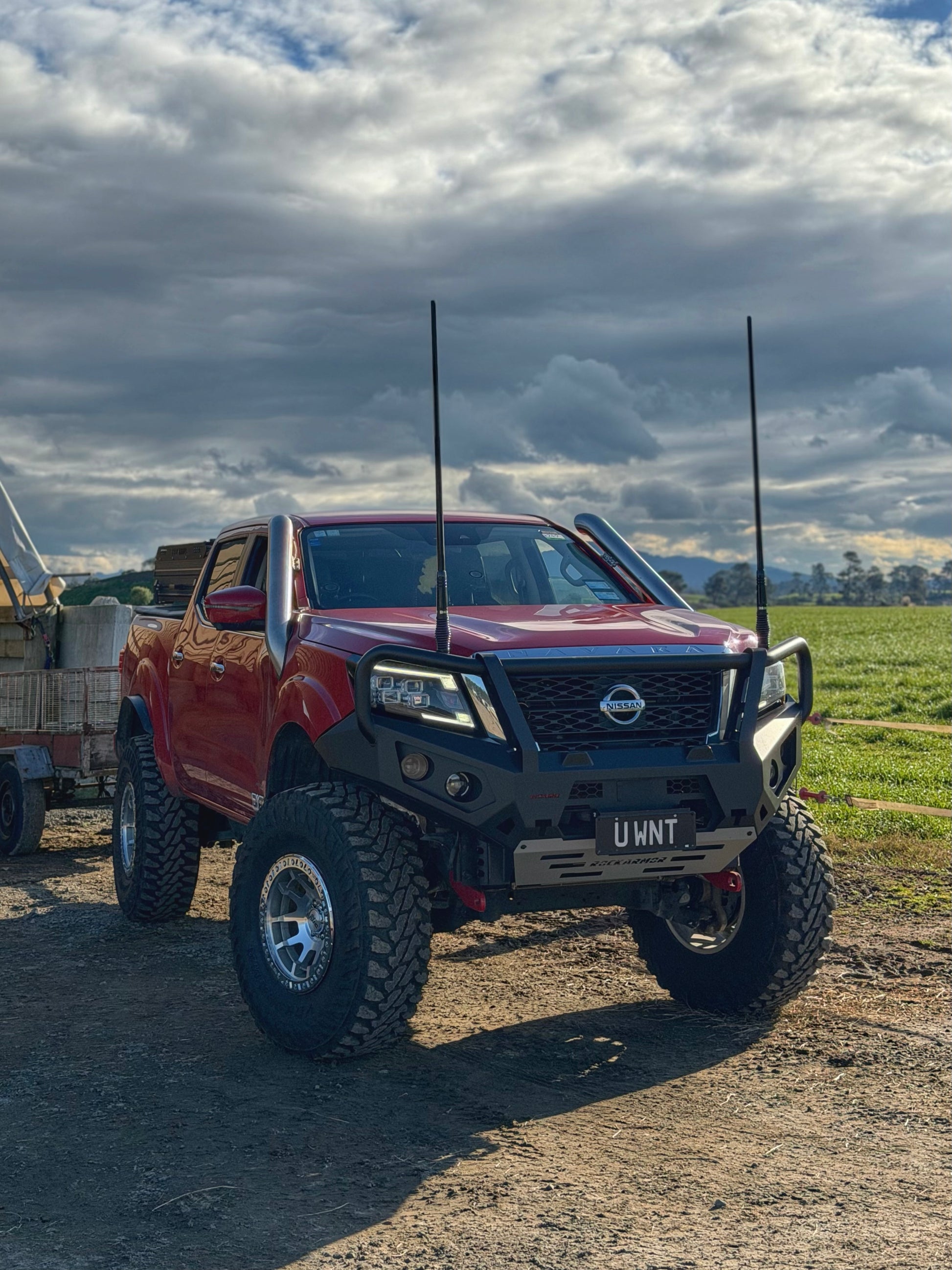 Rockarmor GT Hoop Bullbar NP300 Navara