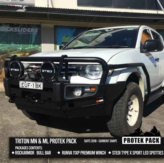 ROCKARMOR BRUSHBAR TO SUIT MITSUBISHI TRITON MN/ML