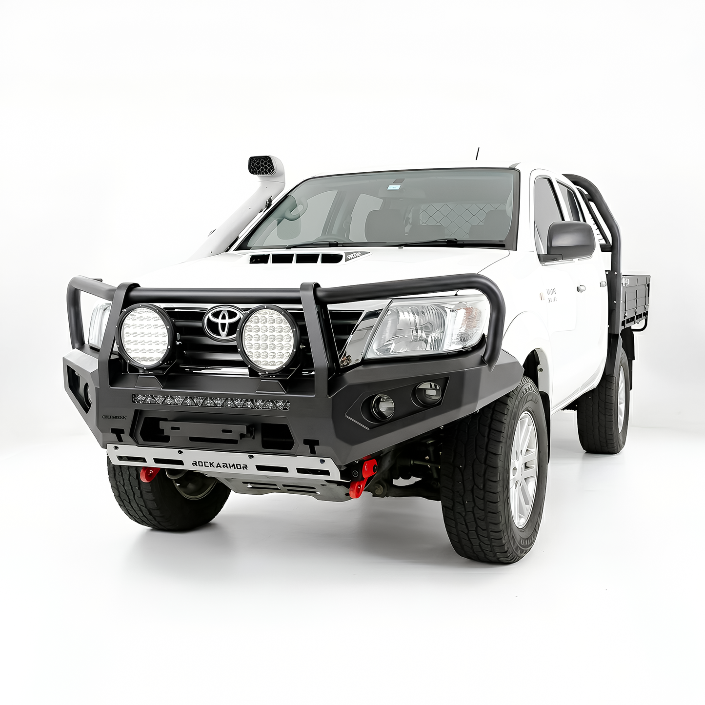 Rockarmor Gt Hoop Bullbar Combo Pack - Toyota Hilux N70 2012-2015