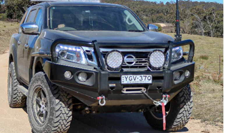 ROCKARMOR ELITE STEEL BULLBAR TO SUIT NISSAN NAVARA NP300 D23 2015-2020 (Full Bar Replacement)