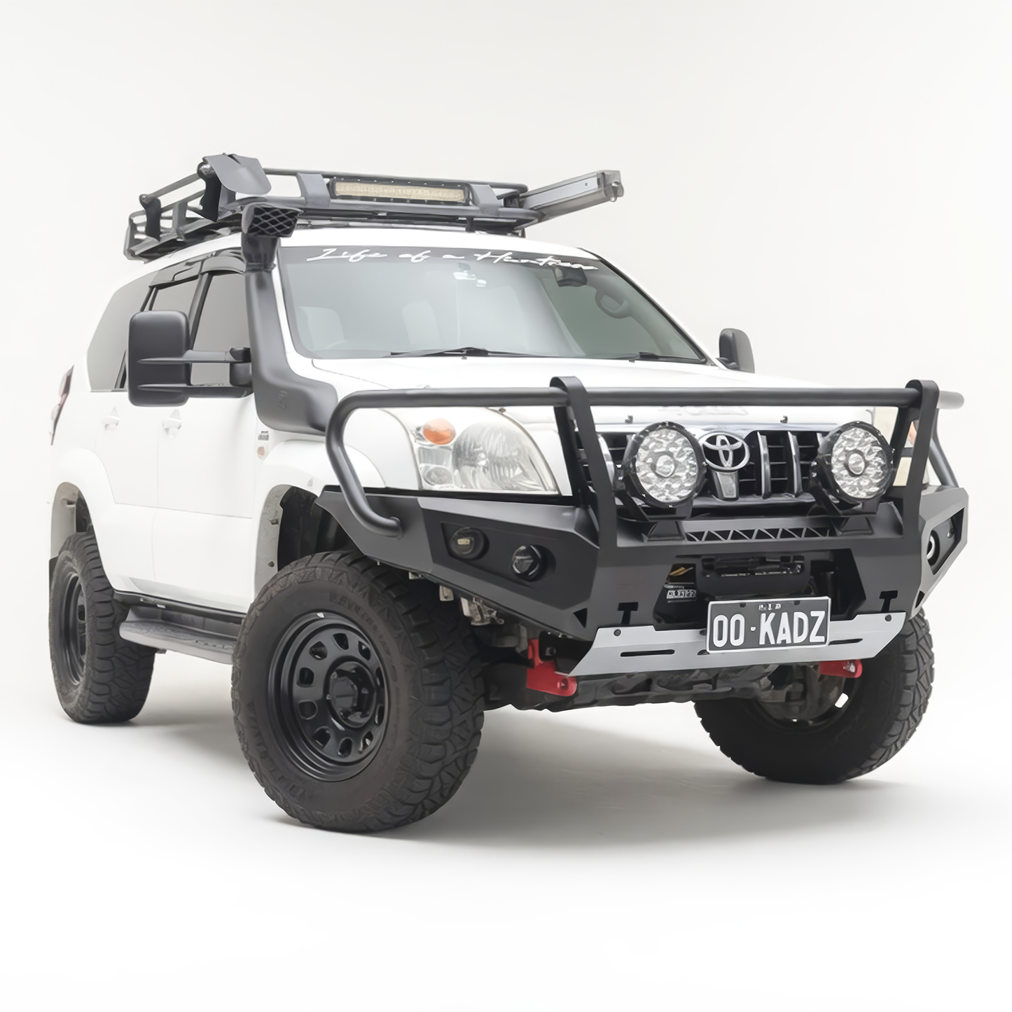 Rockarmor GT Hoop Bullbar - Toyota Prado 120 Series