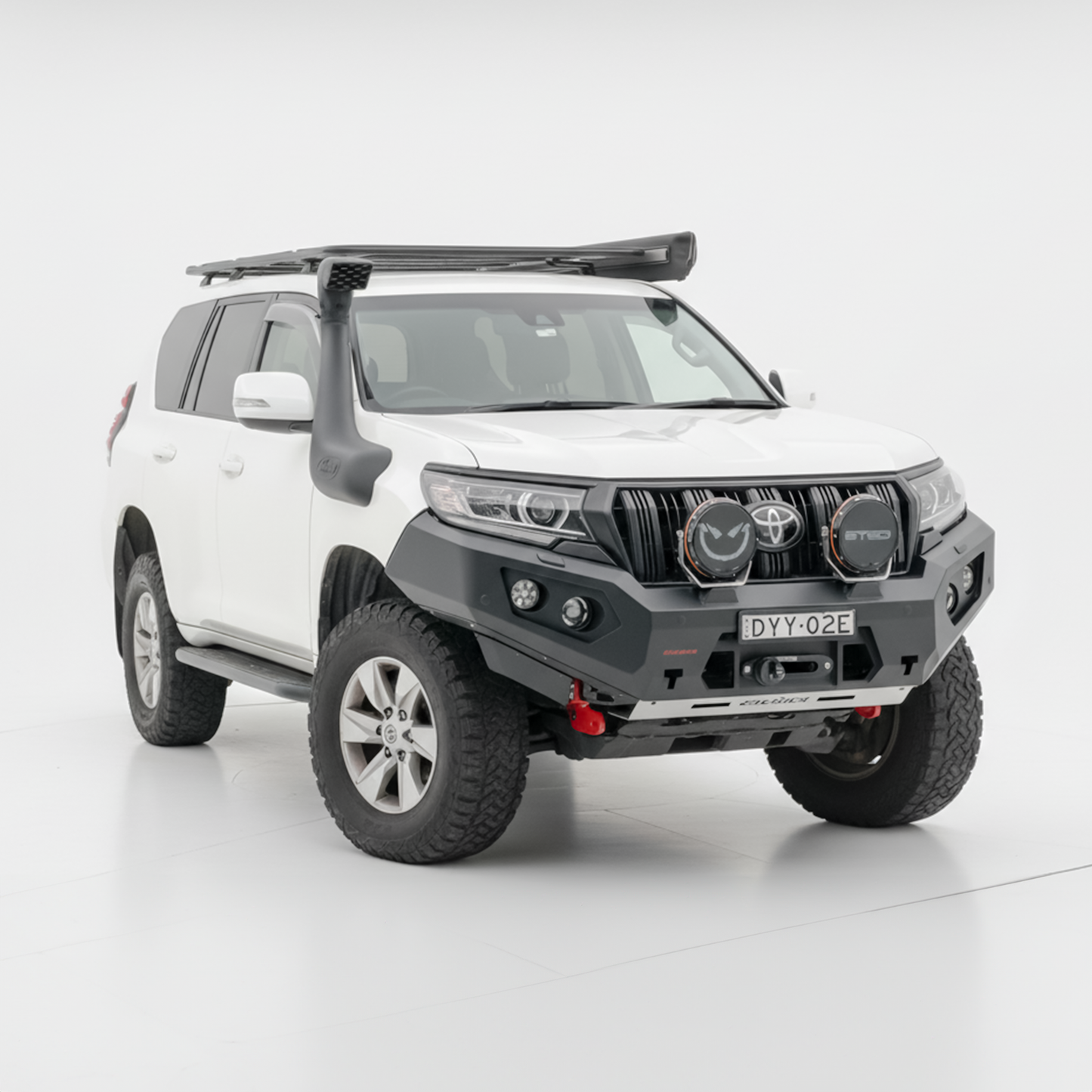 Rockarmor Gt Hoopless Steel Bullbar - Toyota Prado 150 11/2017-Current (Full Bar Replacement)