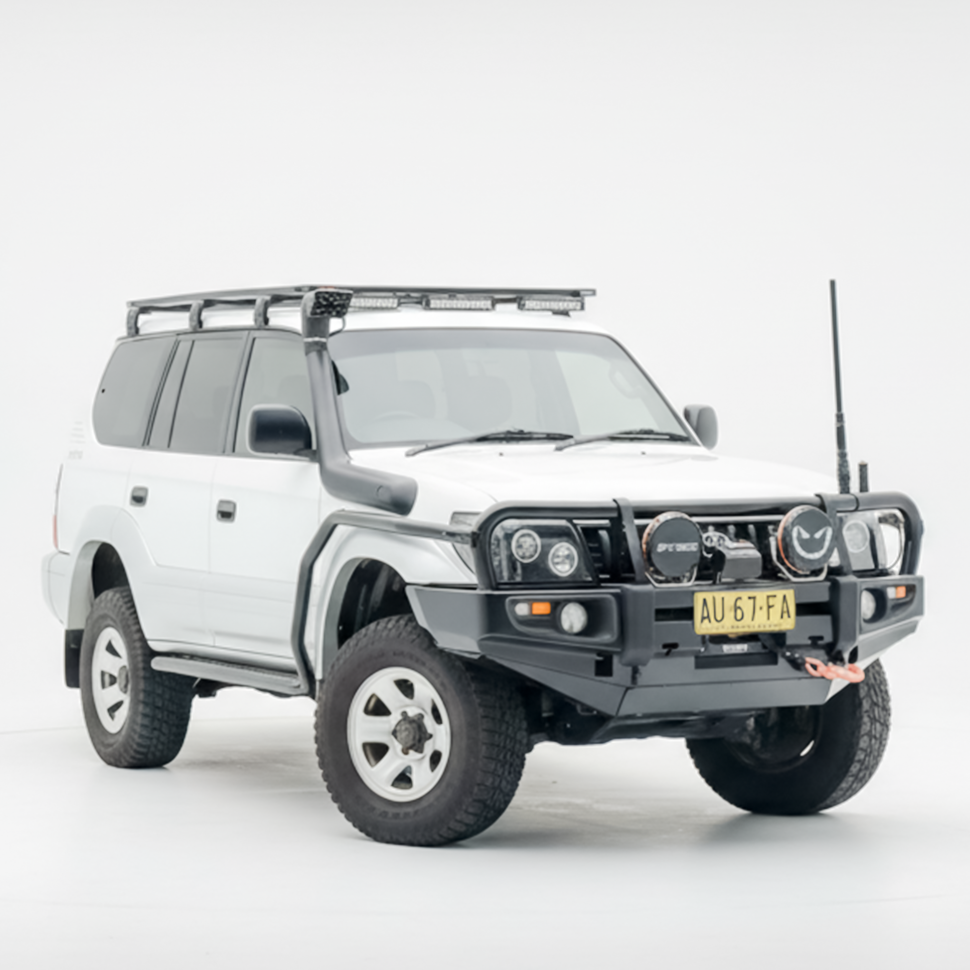 Rockarmor Premium Steel Bullbar - Toyota Prado 1996-2002 Bar Replace