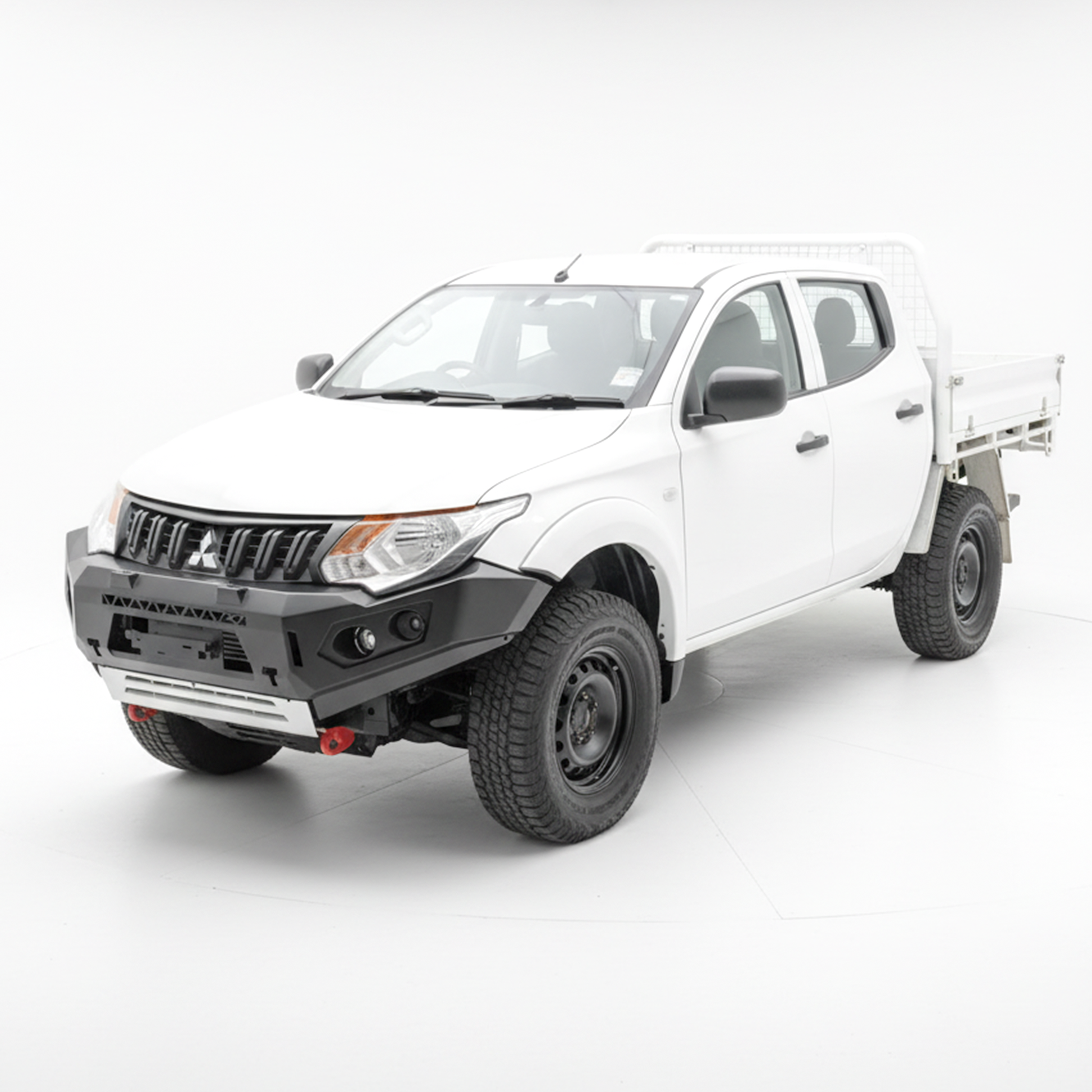 Rockarmor Gt Steel Hoopless Bullbar Combo- Mitsubishi Mq Triton (Full Bar Replacement)