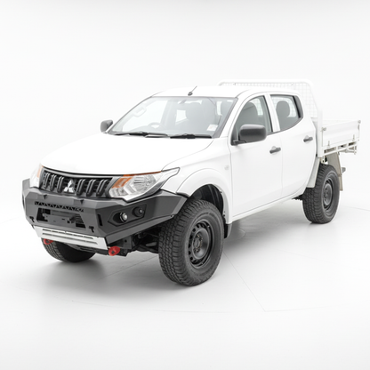 Rockarmor Gt Steel Hoopless Bullbar Combo- Mitsubishi Mq Triton (Full Bar Replacement)