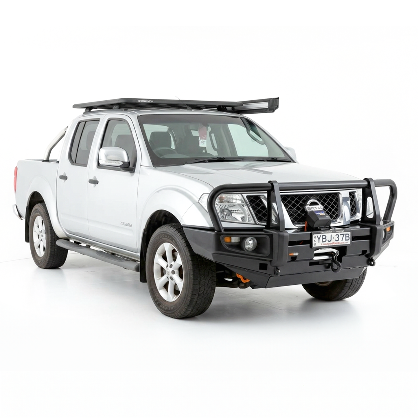 Rockarmor Premium Steel Bullbar - Nissan Navara D40 2005-2015 Spanish/Thai & Pathfinder R51 (Will Not Fit Stx550)(Bar Cut)