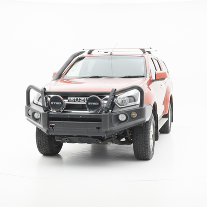 Rockarmor Elite Hoop Steel Bullbar - Isuzu Dmax 01/2017-07/2020 (Bar Replacement Eyebrows)