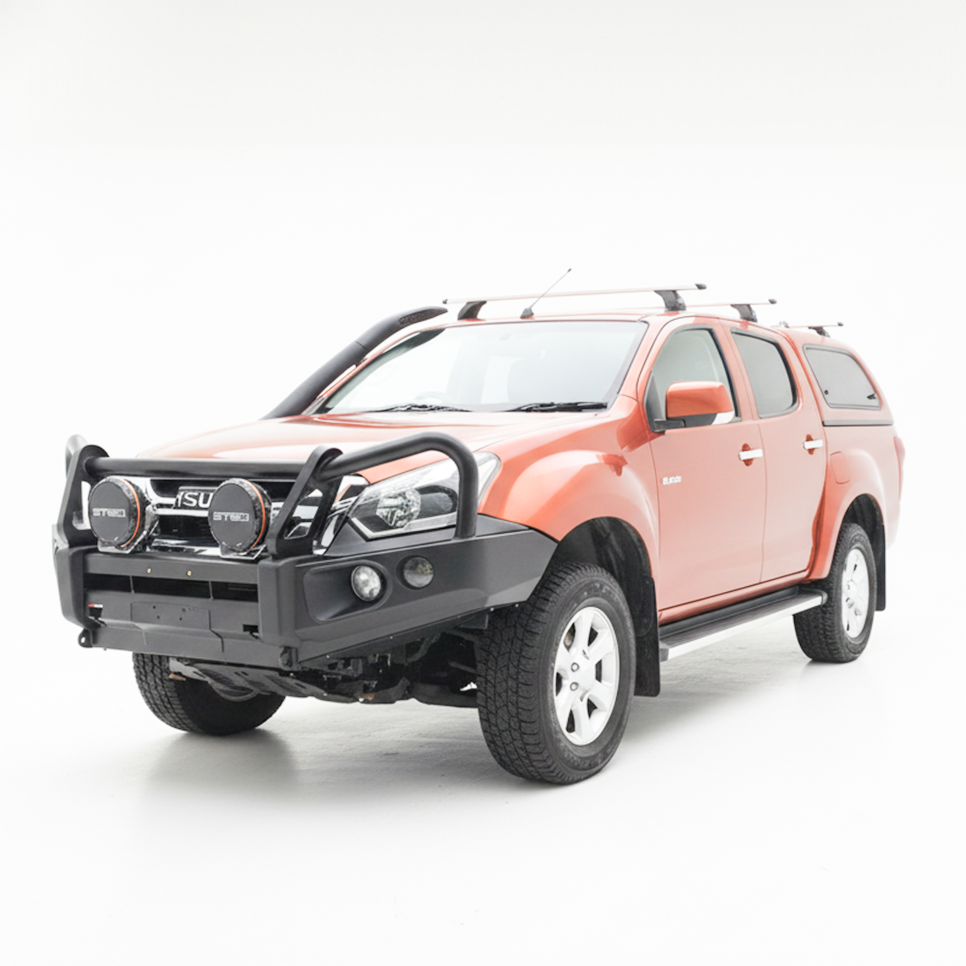Rockarmor Rock Pack — Isuzu Dmax 01/2017-07/2020 | Elite Hoop Bullbar + Rock Sliders