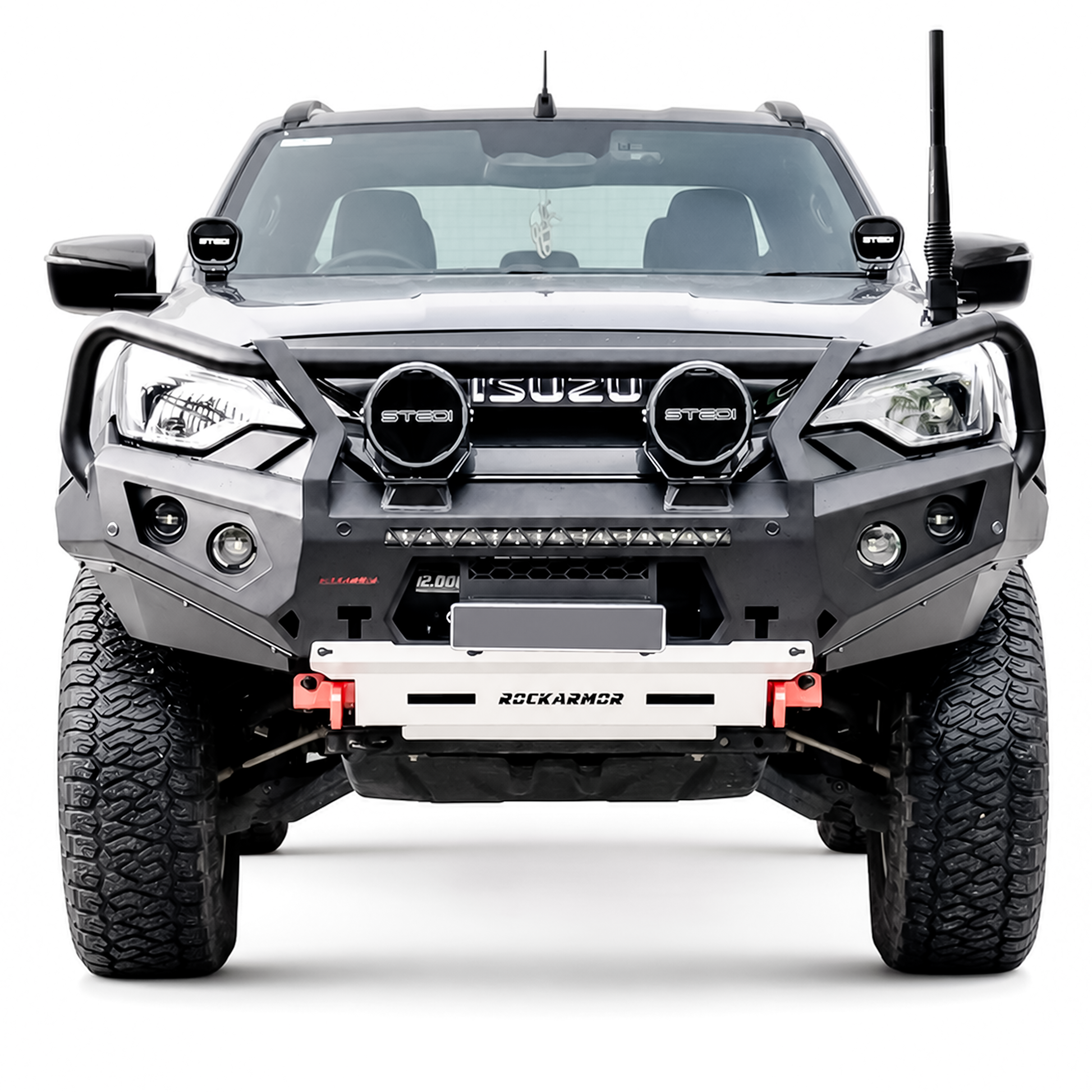 Rockarmor Rock Pack — Isuzu Dmax 2024+ FL | GT Hoop Bullbar + Rock Sliders