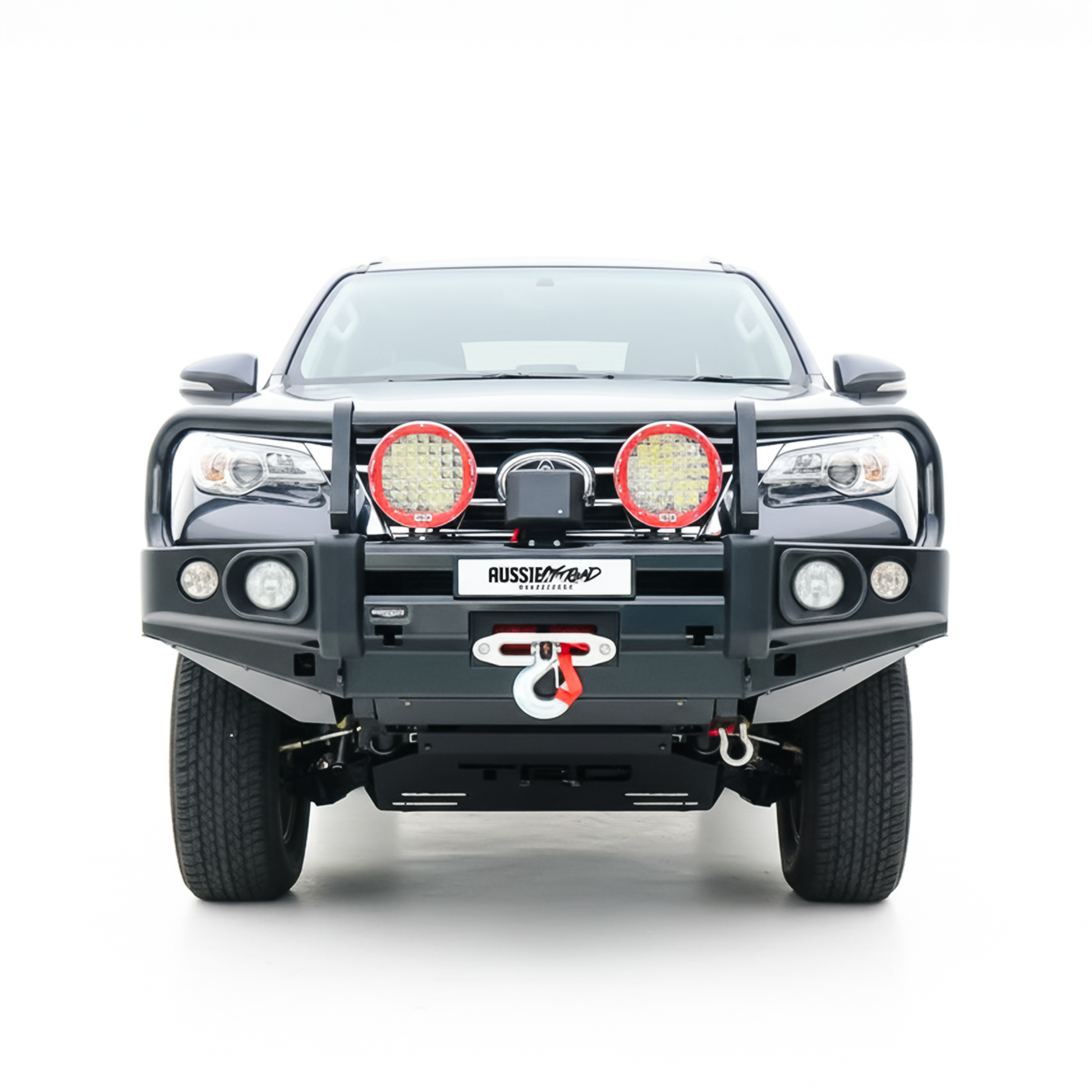 Rockarmor Elite Hoop Steel Bullbar - Toyota Fortuner 2015 -2019