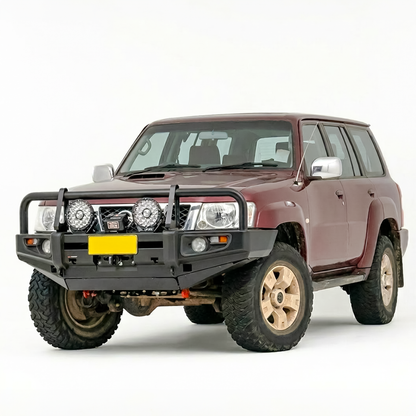 Rockarmor Premium Steel Bullbar - Nissan Patrol Gu4 2005 To Current (Full Bar Replacement)