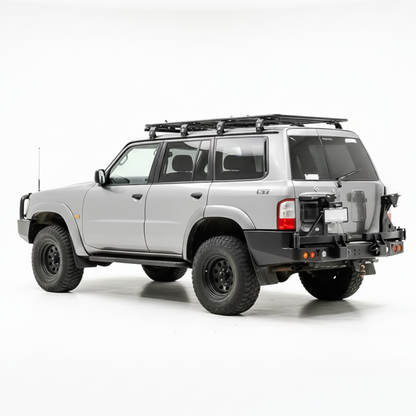 Rockarmor Steel Dual Wheel Carrier - Nissan Patrol Y61 Gu4 2004 - 2016 Models