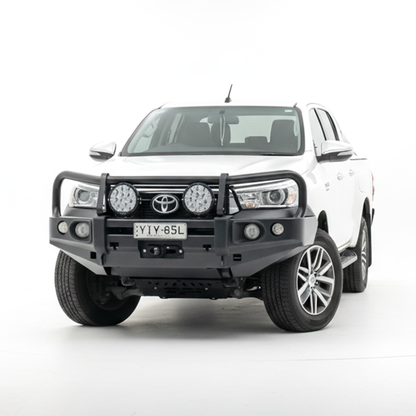 Rockarmor Elite Hoop Steel Bullbar - Toyota Hilux N80 2015-2020 (Full Bar Replacement)