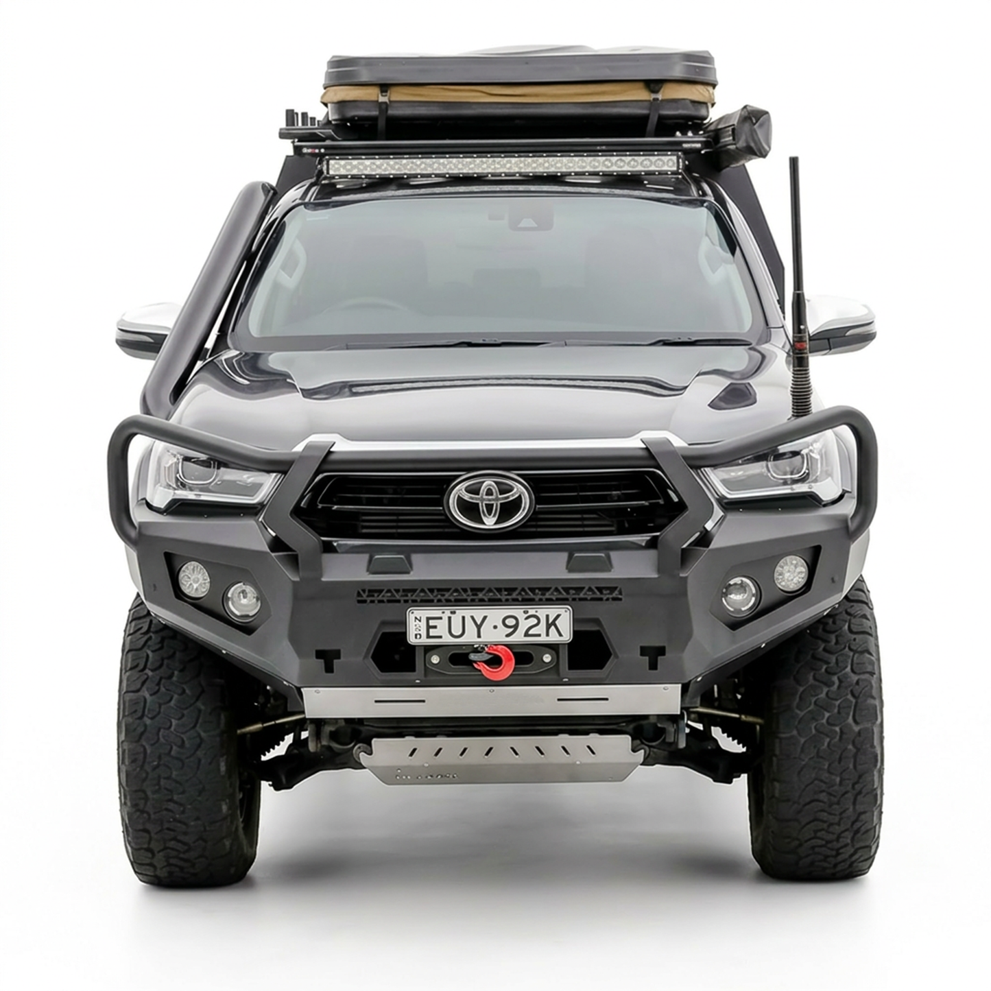 Rockarmor Gt Steel Hoop Bullbar Combo Pack - Toyota Hilux 2020-2025