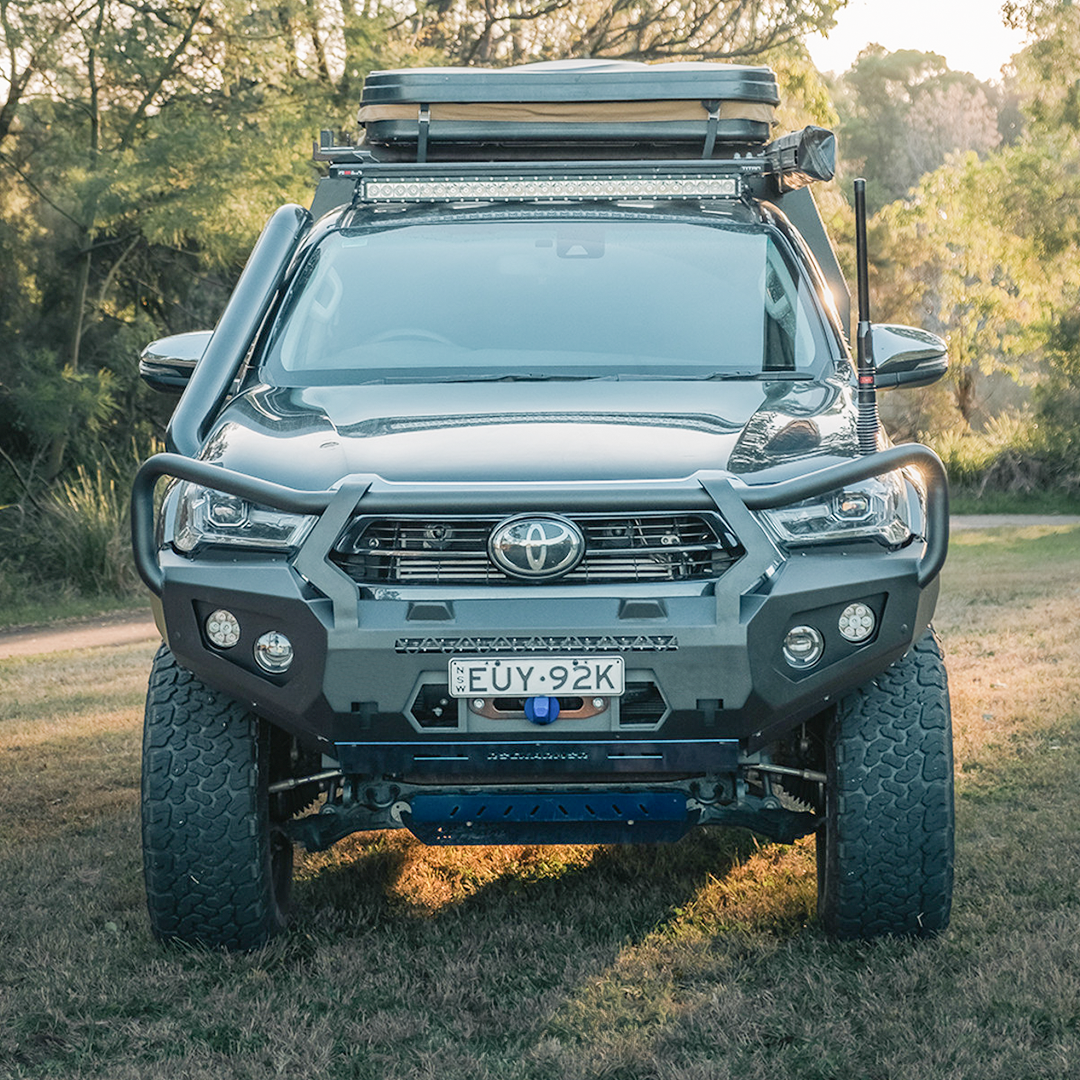 Rockarmor Gt Steel Hoop Bullbar Combo Pack - Toyota Hilux 2020-2025
