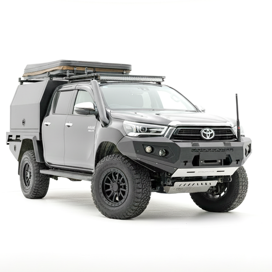 Rockarmor Gt Steel Hoopless Bullbar Combo Pack - Toyota Hilux 2020-2025