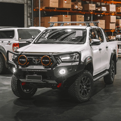 Rockarmor Gt Steel Hoop Bullbar Combo Pack - Toyota Hilux 2020-2025