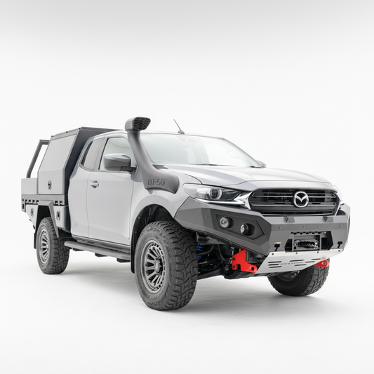 Rockarmor Gt Steel Hoopless Bullbar Combo Pack - Mazda Bt50 2020+