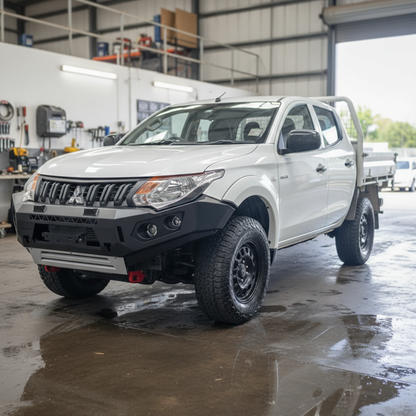 Rockarmor Gt Steel Hoopless Bullbar Combo- Mitsubishi Mq Triton (Full Bar Replacement)