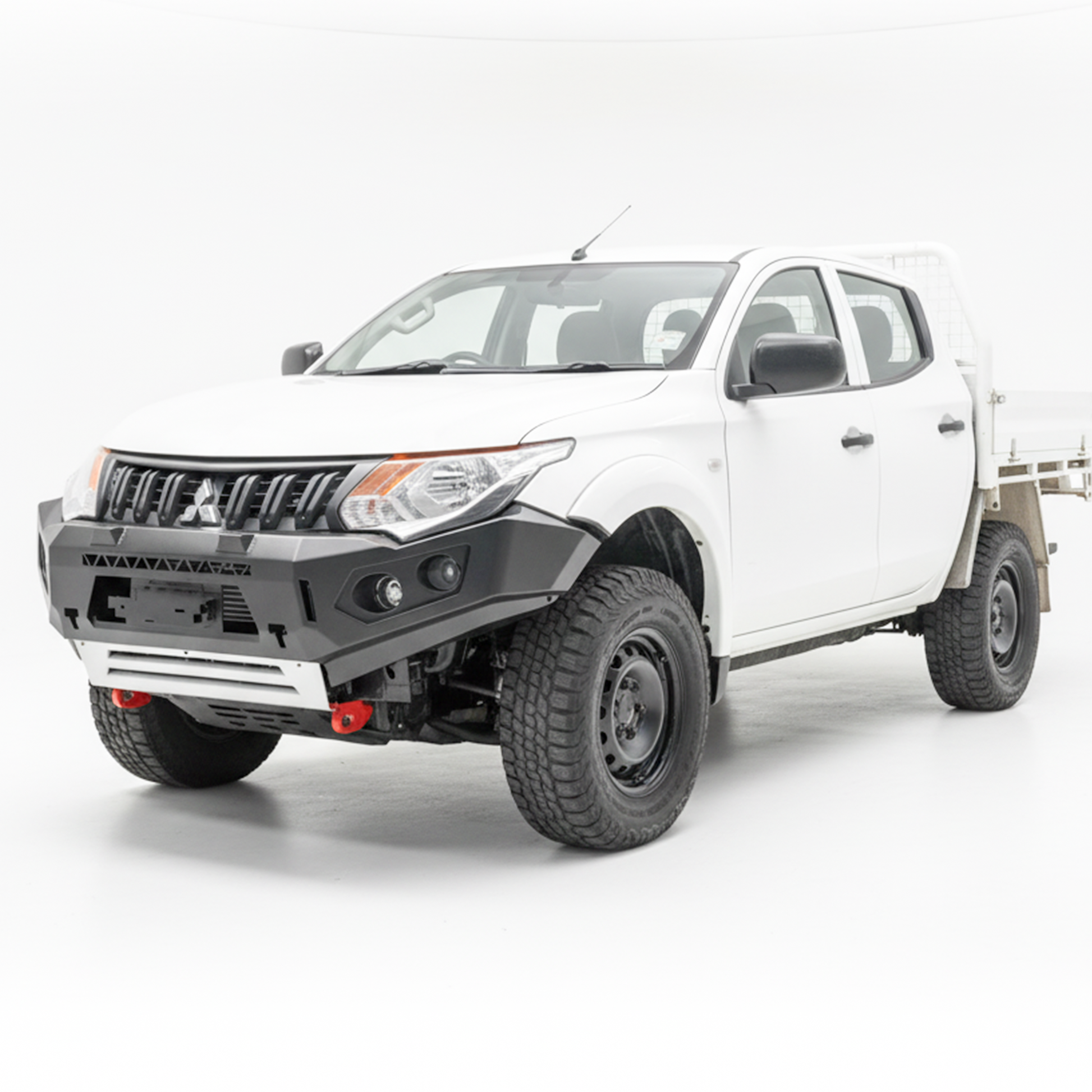 Rockarmor Gt Steel Hoopless Bullbar Combo- Mitsubishi Mq Triton (Full Bar Replacement)